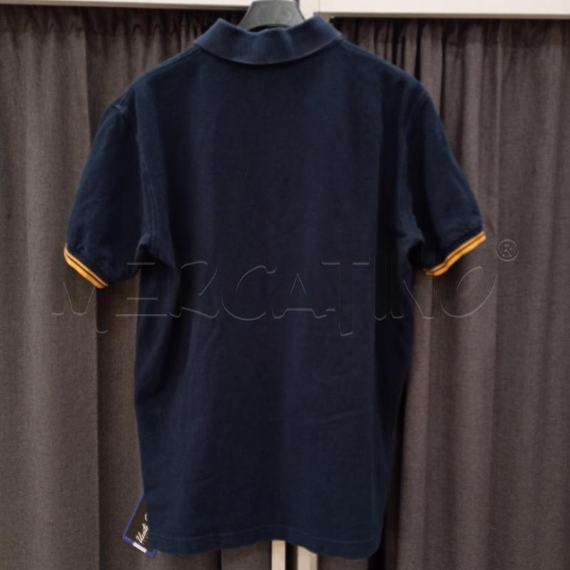 POLO UOMO FAY BLU NAVY DETTAGLI GIALLO OCRA | Mercatino dell'Usato Burolo 2