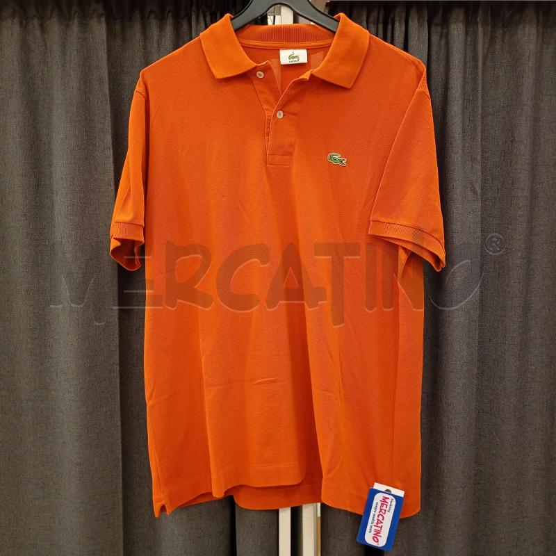 POLO UOMO LACOSTE ARANCIONE PIQUÈ | Mercatino dell'Usato Burolo 1