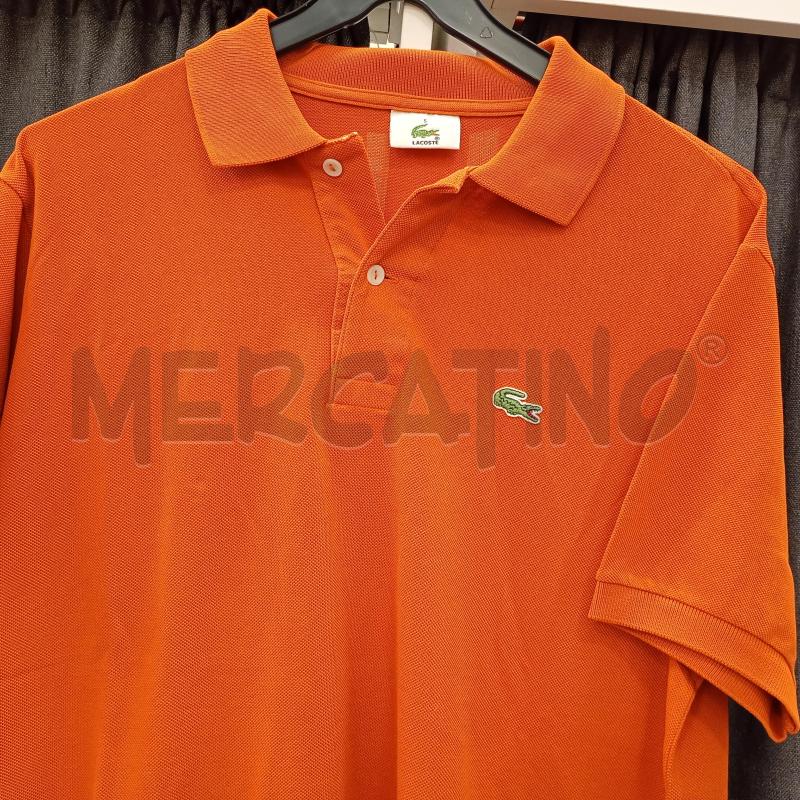 POLO UOMO LACOSTE ARANCIONE PIQUÈ | Mercatino dell'Usato Burolo 3