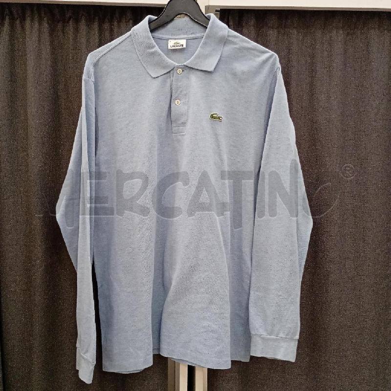 POLO UOMO LACOSTE AZZURRINO  | Mercatino dell'Usato Burolo 1