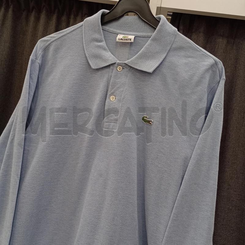 POLO UOMO LACOSTE AZZURRINO  | Mercatino dell'Usato Burolo 3