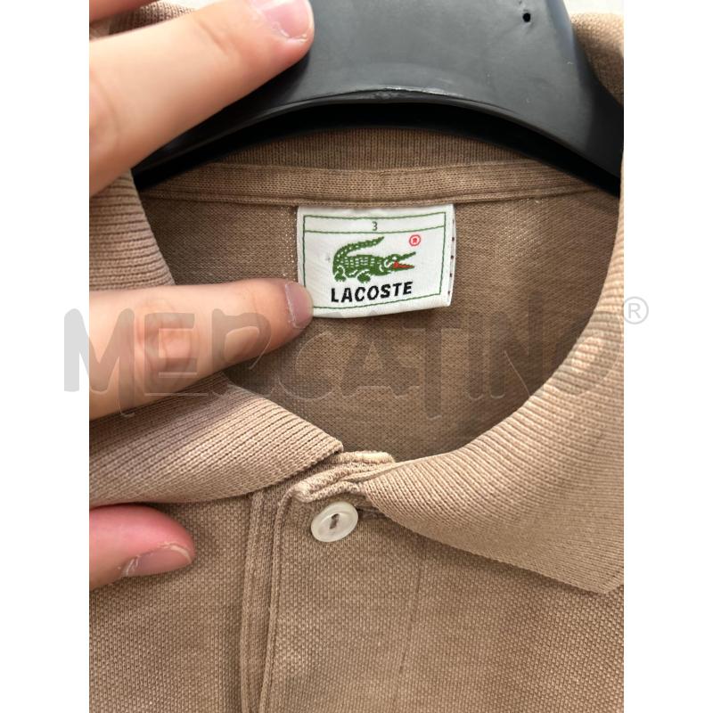 POLO UOMO LACOSTE BIEGE  | Mercatino dell'Usato Burolo 2