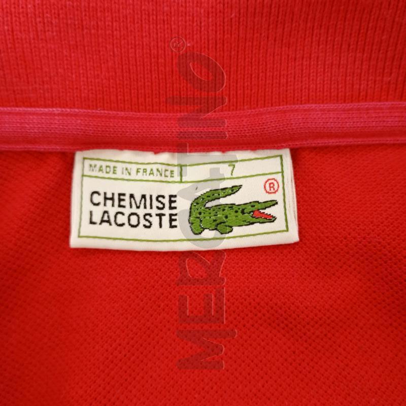 POLO UOMO LACOSTE ROSSO PIQUÈ | Mercatino dell'Usato Burolo 4