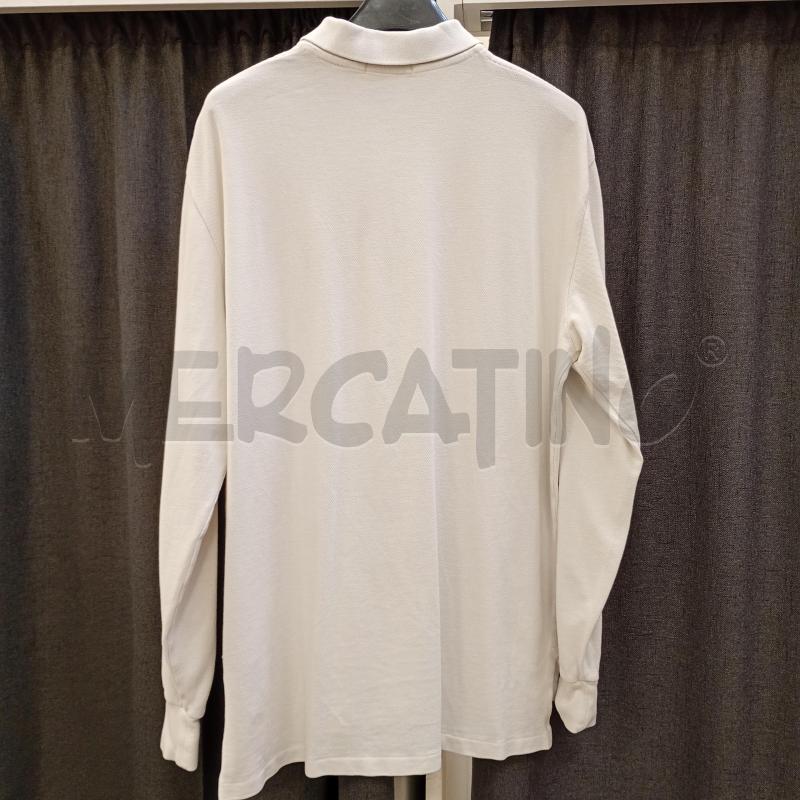 POLO UOMO POLO RALPH LAUREN BIANCO COTONQ PIQUÈ | Mercatino dell'Usato Burolo 2