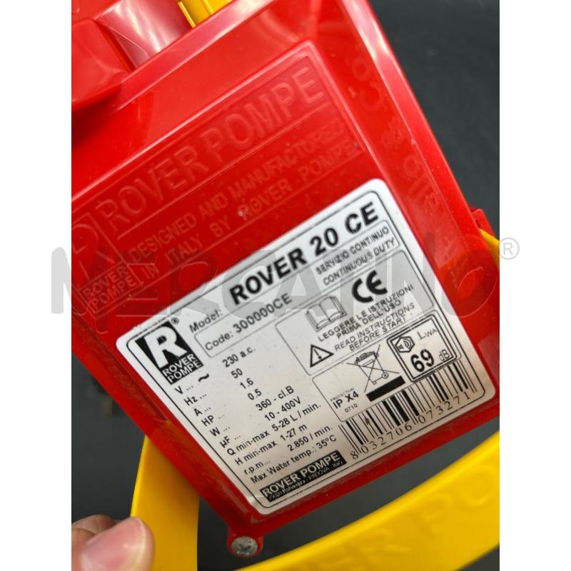 POMPA ELETTRICA TRAVASO ROVER 20 | Mercatino dell'Usato Burolo 2