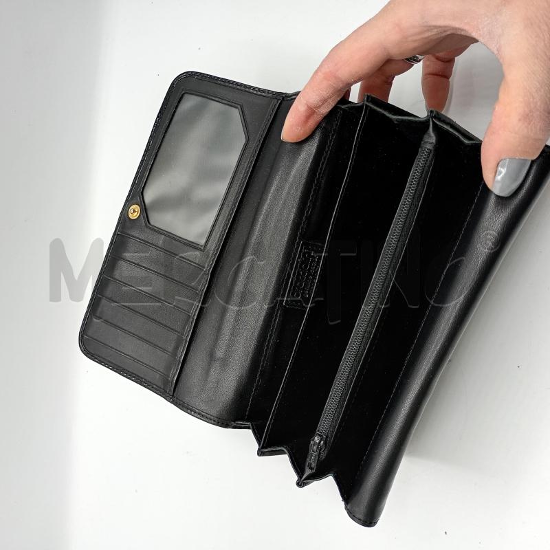 PORTA FOGLIO BRACCAILINI NERO CON CAVALLI DORATI | Mercatino dell'Usato Burolo 4