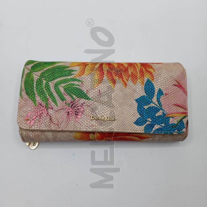 PORTA FOGLIO DESIUGLA AVANA STAMPA FIORI | Mercatino dell'Usato Burolo 1