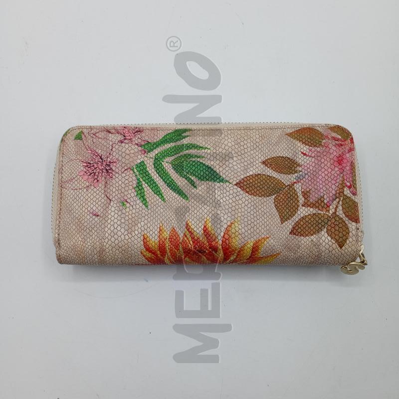 PORTA FOGLIO DESIUGLA AVANA STAMPA FIORI | Mercatino dell'Usato Burolo 2