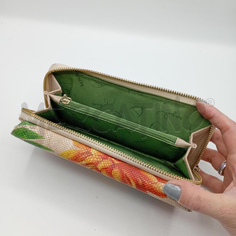 PORTA FOGLIO DESIUGLA AVANA STAMPA FIORI | Mercatino dell'Usato Burolo 4
