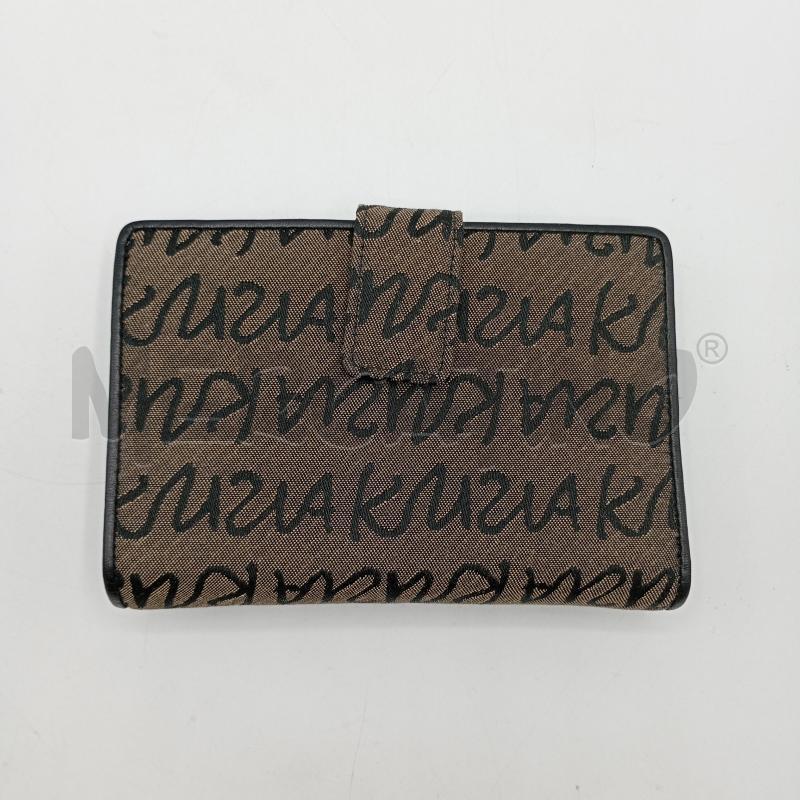 PORTA FOGLIO KRIZIA TORTORA NERO LETTERING | Mercatino dell'Usato Burolo 2
