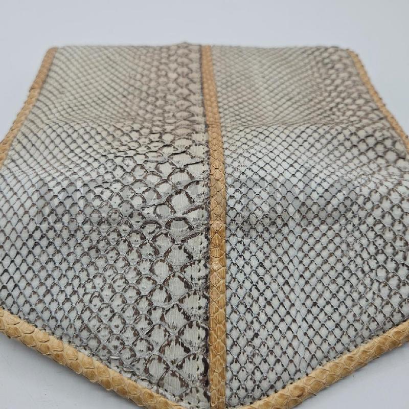 PORTA FOGLIO PITONATO BIANCA BEIGE | Mercatino dell'Usato Burolo 3