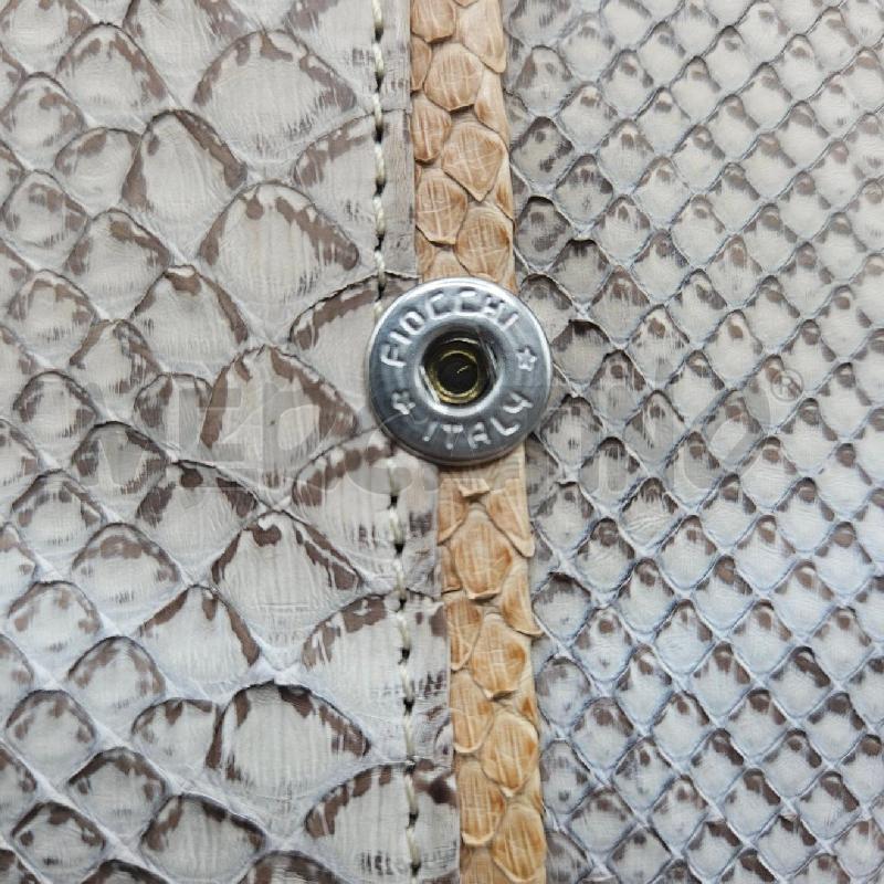 PORTA FOGLIO PITONATO BIANCA BEIGE | Mercatino dell'Usato Burolo 5