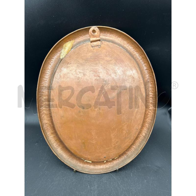 PORTA FOTO OVALE IN RAME MARTELLATO | Mercatino dell'Usato Burolo 2
