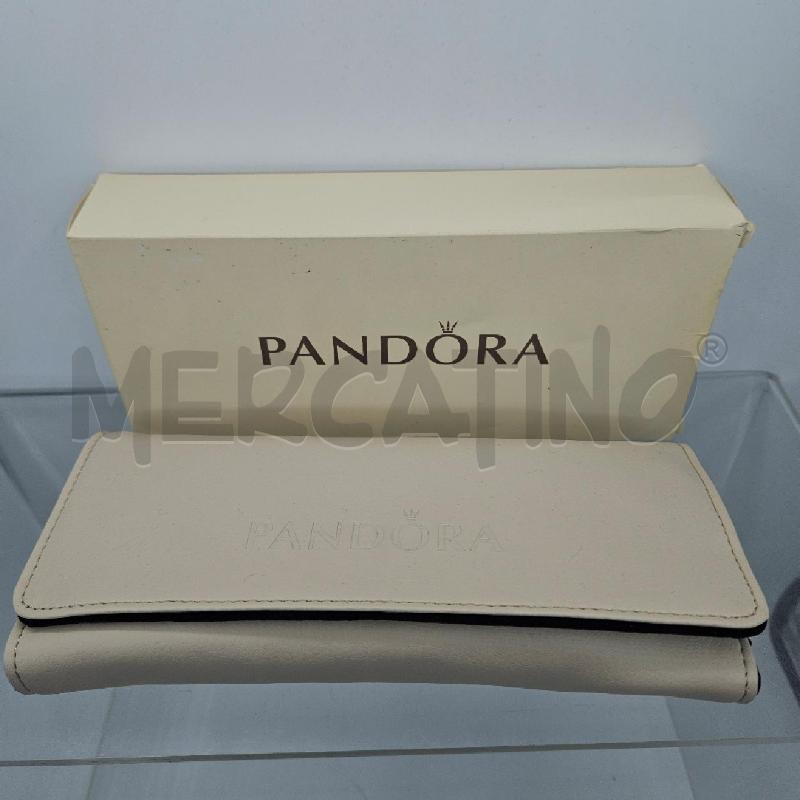 PORTA GIOIE PANDORA BEIGE SCRITTA IN RILIEVO | Mercatino dell'Usato Burolo 1