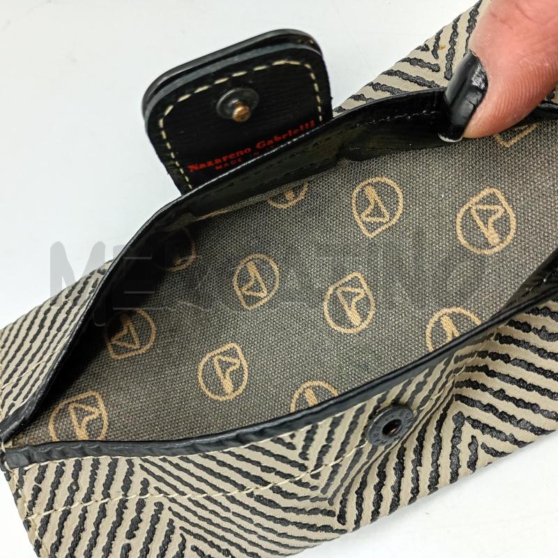 PORTA MONETE GABRIELLI BEIGE NERO | Mercatino dell'Usato Burolo 3