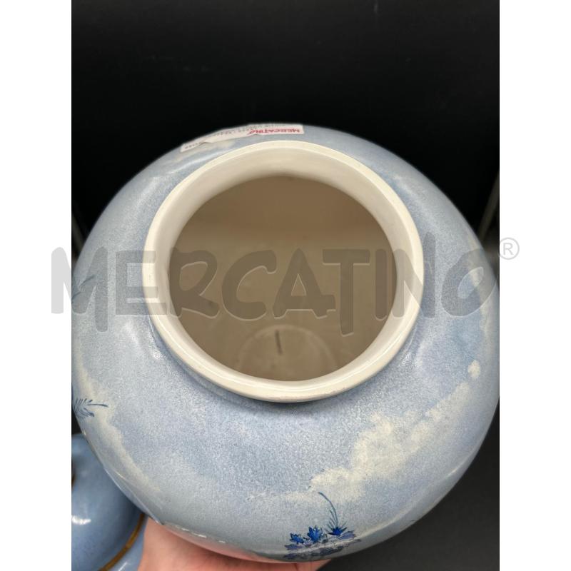 POTICHE VASO CERAMICA DIPINTO A MANO CON RAGAZZE | Mercatino dell'Usato Burolo 2