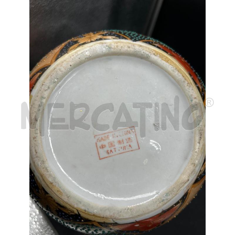 POTICHE VASO CERAMICA SATSUMA | Mercatino dell'Usato Burolo 4