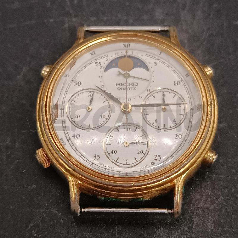 QUADRANTE OROLOGIO SEIKO CON FASI LUNARI DA REVISIONARE | Mercatino dell'Usato Burolo 1