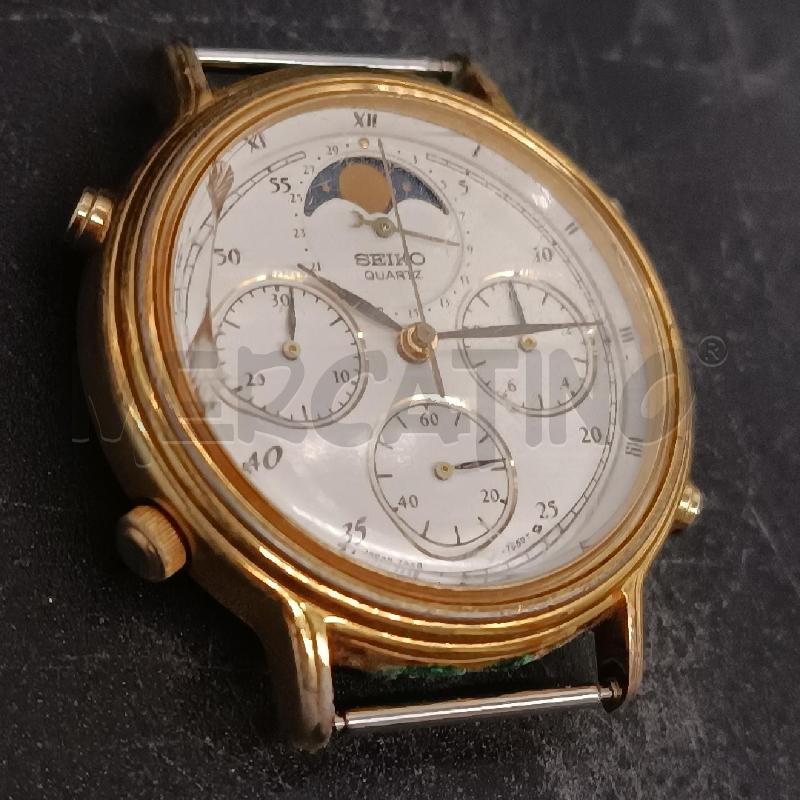QUADRANTE OROLOGIO SEIKO CON FASI LUNARI DA REVISIONARE | Mercatino dell'Usato Burolo 2