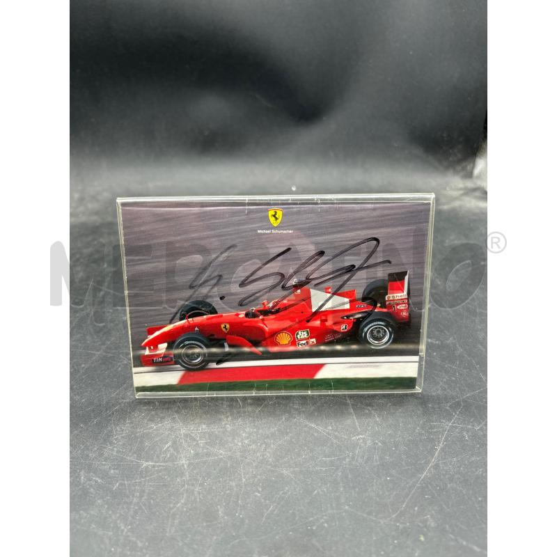 QUADRETTO FERRARI FIRMATO SCHUMACHER | Mercatino dell'Usato Burolo 1