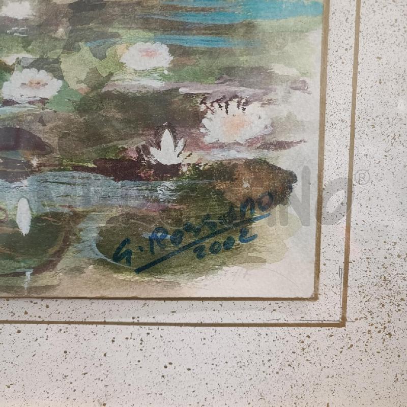 QUADRO ACQUARELLO ROSSANO GIOVANNI | Mercatino dell'Usato Burolo 1