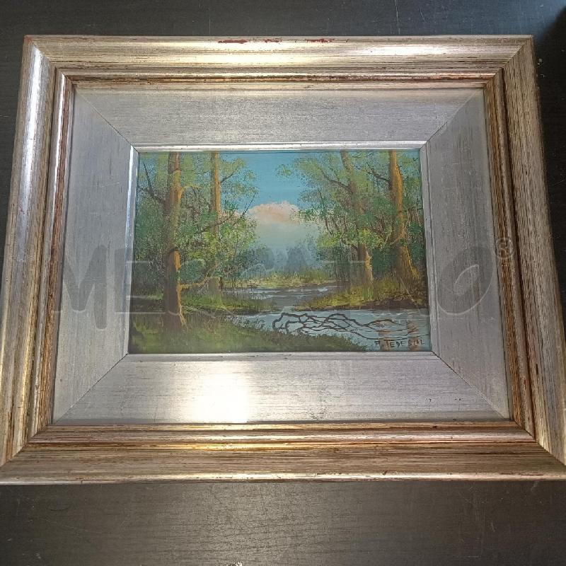 QUADRO BOSCO 13X18 DI TEDESCHI | Mercatino dell'Usato Burolo 1