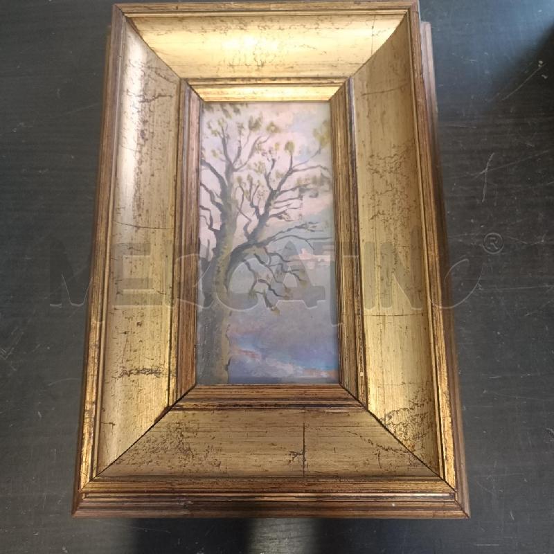 QUADRO CORNICE DORATA ALBERO | Mercatino dell'Usato Burolo 1