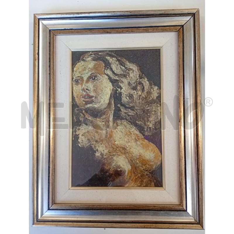 QUADRO DIPINTO DONNA NUDA | Mercatino dell'Usato Burolo 1