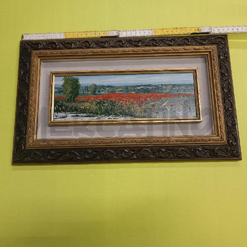 QUADRO DIPINTO FIORI CAMPO 1 | Mercatino dell'Usato Burolo 3