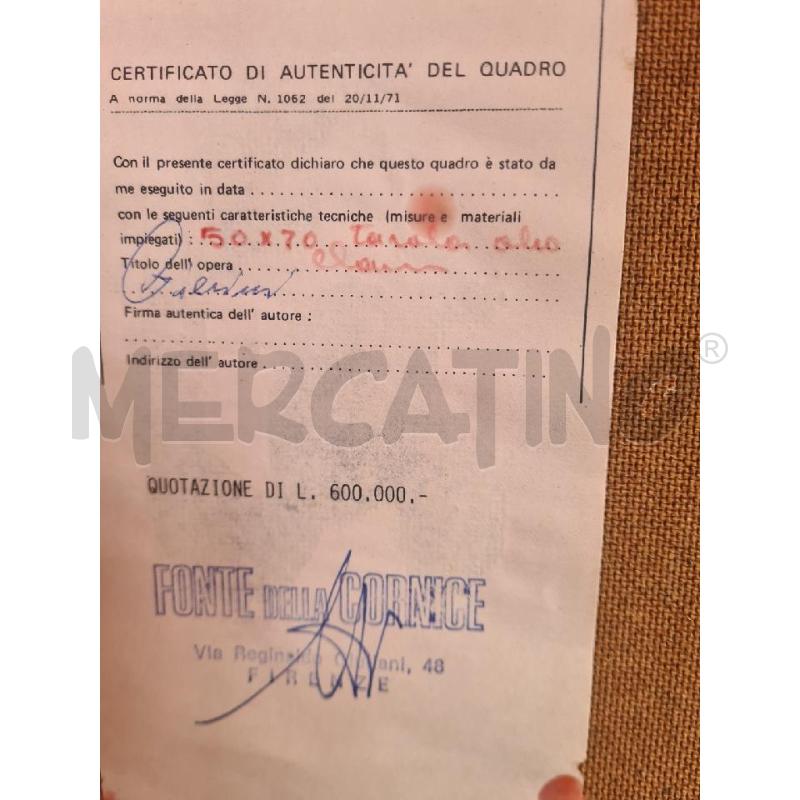 QUADRO DIPINTO PAGLIACCIO | Mercatino dell'Usato Burolo 4