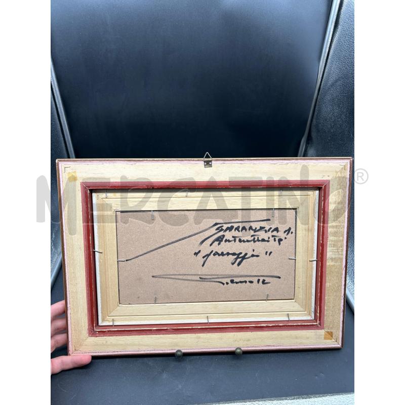 QUADRO DIPINTO PELUSO PAESAGGIO VERDE | Mercatino dell'Usato Burolo 3
