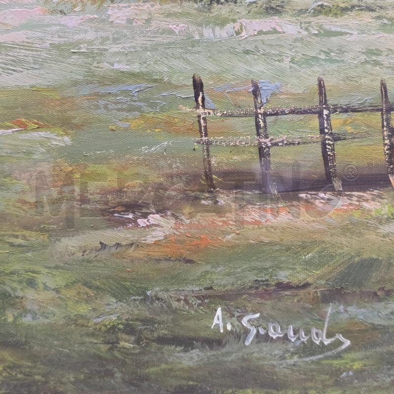 QUADRO DI GAUDIN CASE SU LAGO | Mercatino dell'Usato Burolo 3
