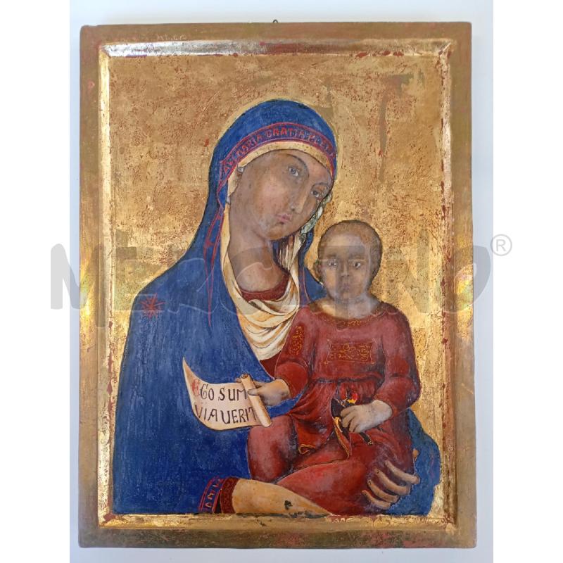 QUADRO ICONA MADONNA DEL POPOLO | Mercatino dell'Usato Burolo 1