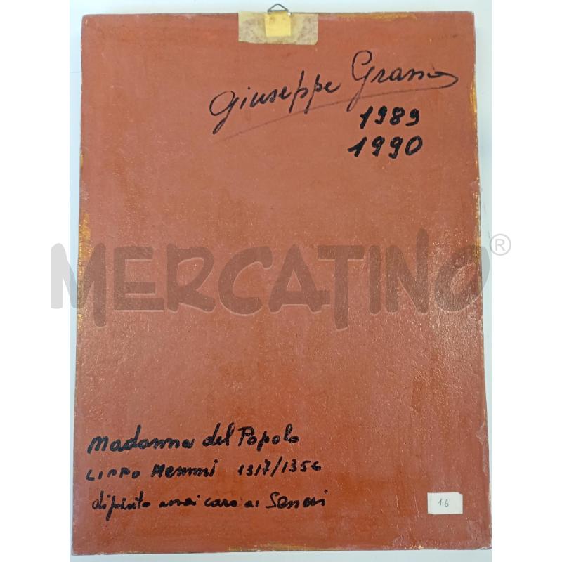 QUADRO ICONA MADONNA DEL POPOLO | Mercatino dell'Usato Burolo 2