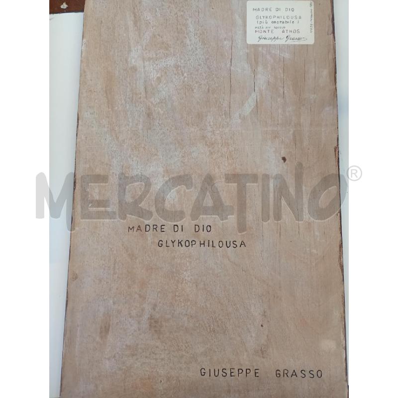 QUADRO ICONA RELIGIOSA MADONNA CON FIGLIO | Mercatino dell'Usato Burolo 2