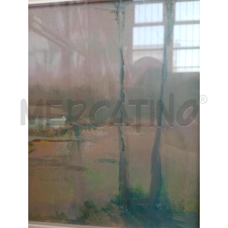 QUADRO PAESAGGIO CASE CON NEBBIA | Mercatino dell'Usato Burolo 3