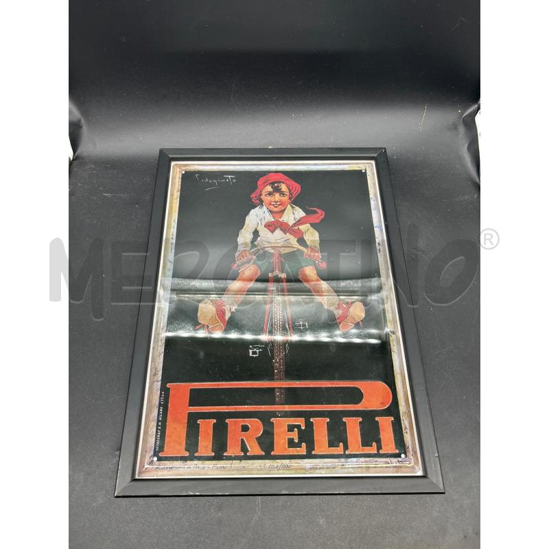 QUADRO PIRELLI METALLO | Mercatino dell'Usato Burolo 1