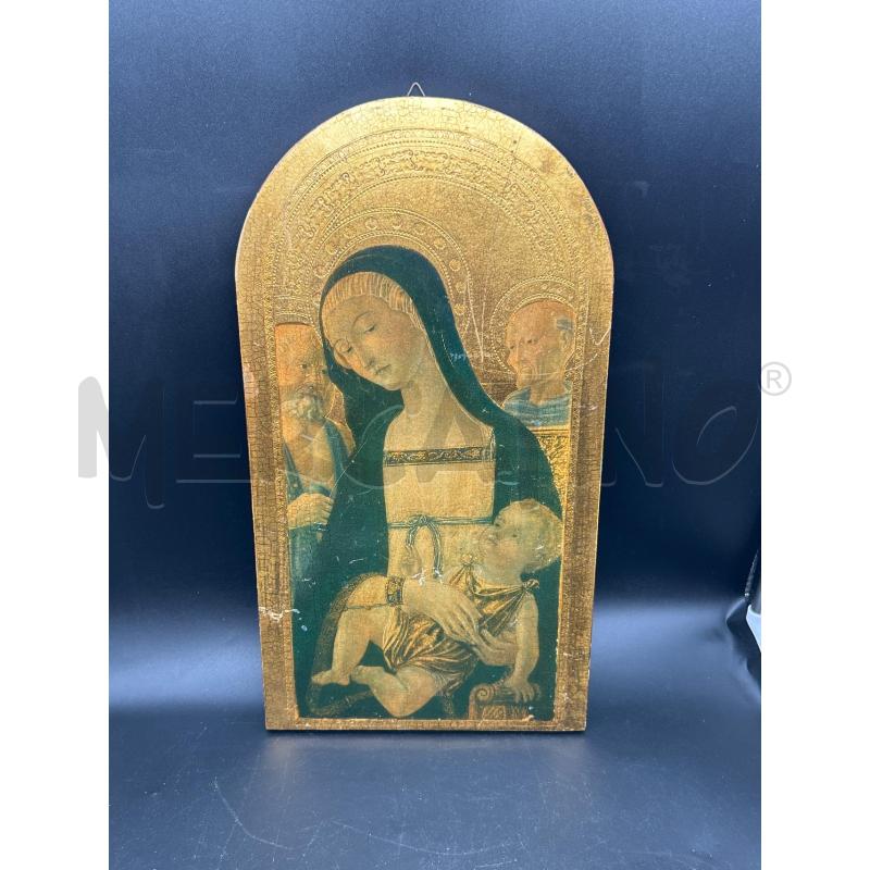 QUADRO RELIGIOSO LEGNO DORATO | Mercatino dell'Usato Burolo 1