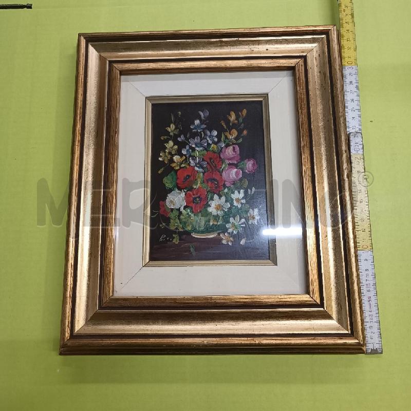 QUADRO VASO DI FIORI DI BILI 13X18 | Mercatino dell'Usato Burolo 1