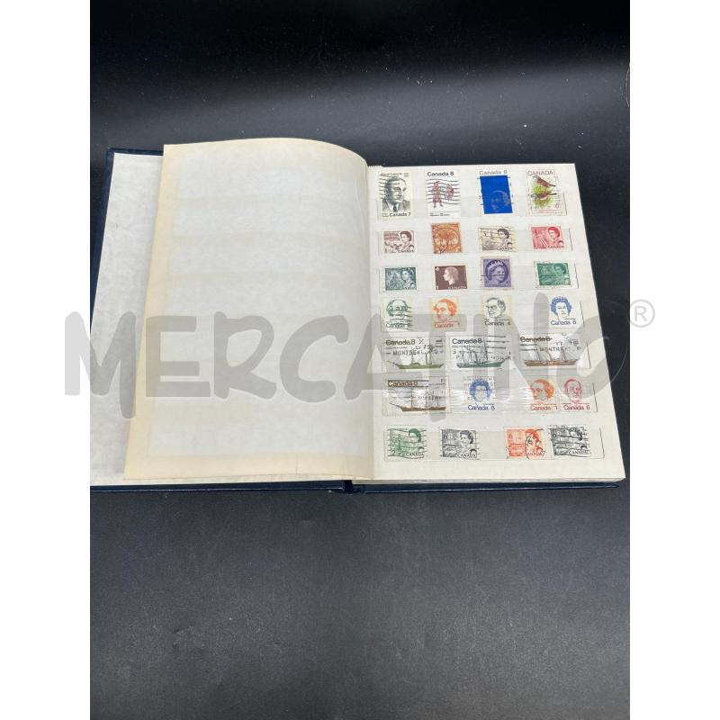 RACCOGLITORE BLU CON  FRANCOBOLLI  | Mercatino dell'Usato Burolo 2
