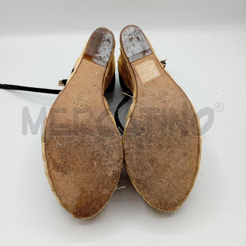 SANDALI/ZEPPA  GUCCI HOLLIE SCAMOSCIATO ROSA CIPRIA | Mercatino dell'Usato Burolo 5