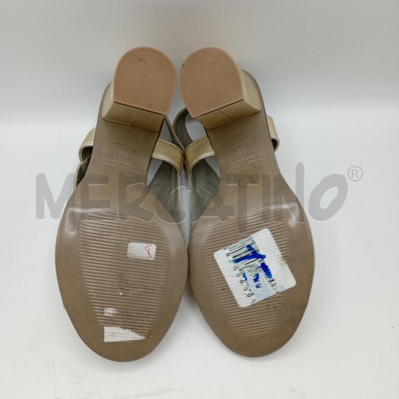SANDALI DONNA IXOS CREMA METALLIZZATO+SCATOLA | Mercatino dell'Usato Burolo 5