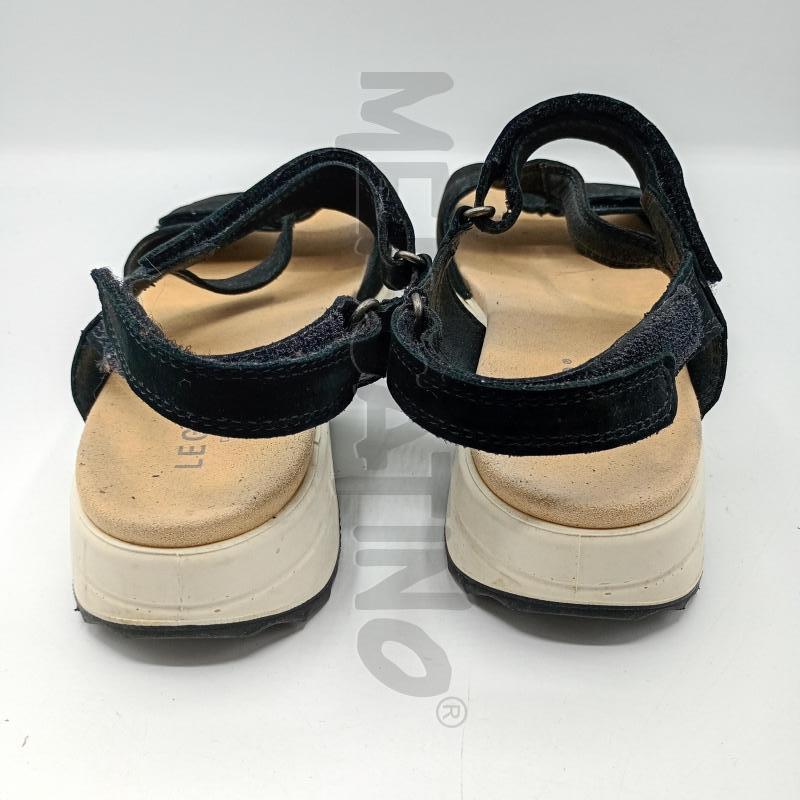 SANDALI DONNA NERO BEIGE STRAPPI | Mercatino dell'Usato Burolo 4