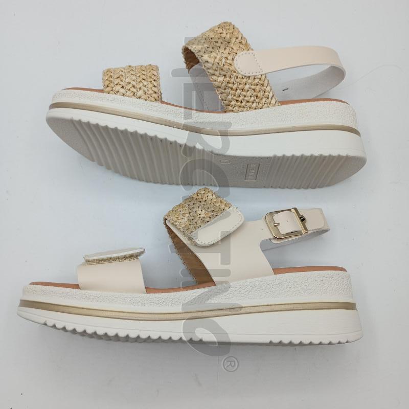 SANDALI DONNA VALLEVERDE BEIGE FIBIA IN CORDA | Mercatino dell'Usato Burolo 2