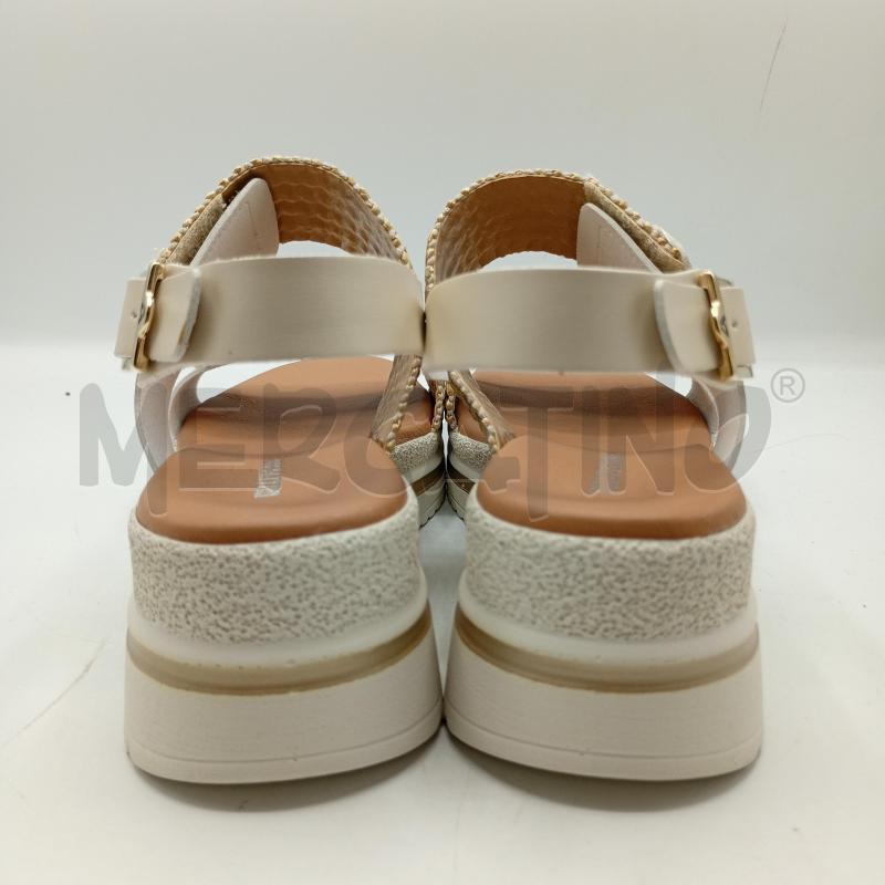 SANDALI DONNA VALLEVERDE BEIGE FIBIA IN CORDA | Mercatino dell'Usato Burolo 4
