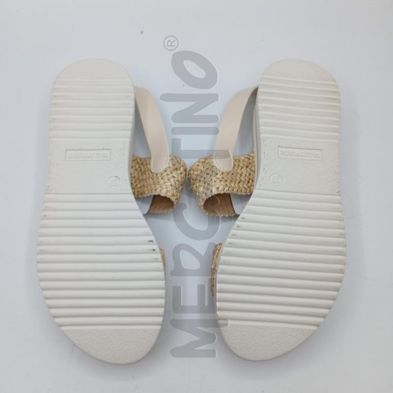 SANDALI DONNA VALLEVERDE BEIGE FIBIA IN CORDA | Mercatino dell'Usato Burolo 5