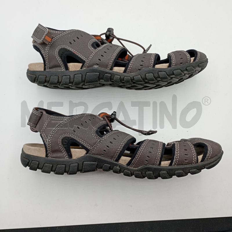 SANDALI UOMO GEOX MARRONE  | Mercatino dell'Usato Burolo 3