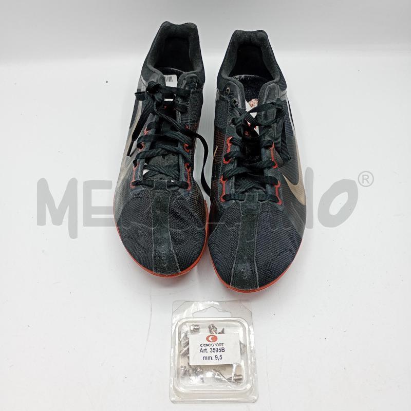 SCARPE CALCIO N43 NIKE NERO ARANCIONE | Mercatino dell'Usato Burolo 1