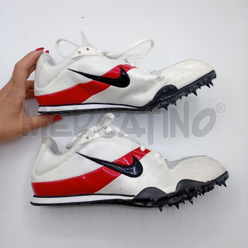 SCARPE CORSA N42 NIKE BIANCO ROSSO | Mercatino dell'Usato Burolo 2