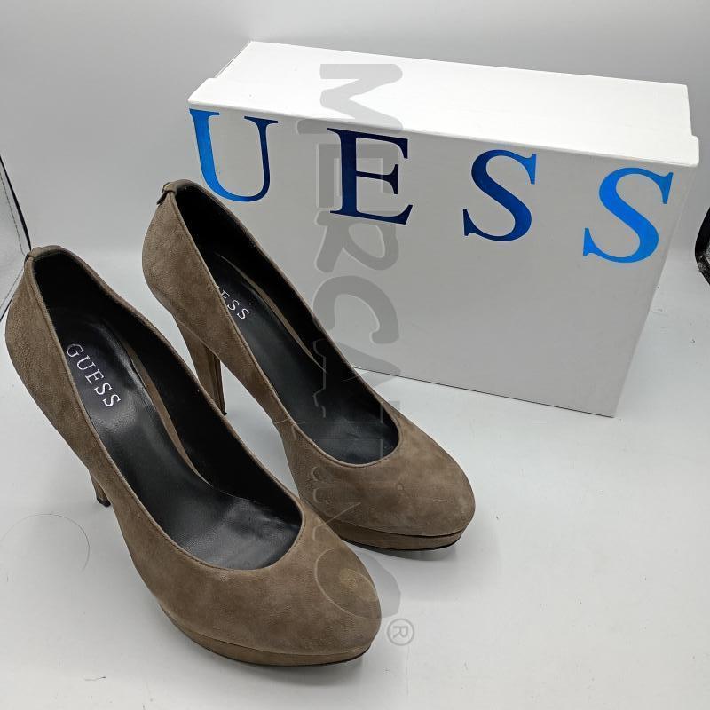 SCARPE DONNA GUESS TORTORA SCAMOSCIATO+SCATOLA | Mercatino dell'Usato Burolo 1